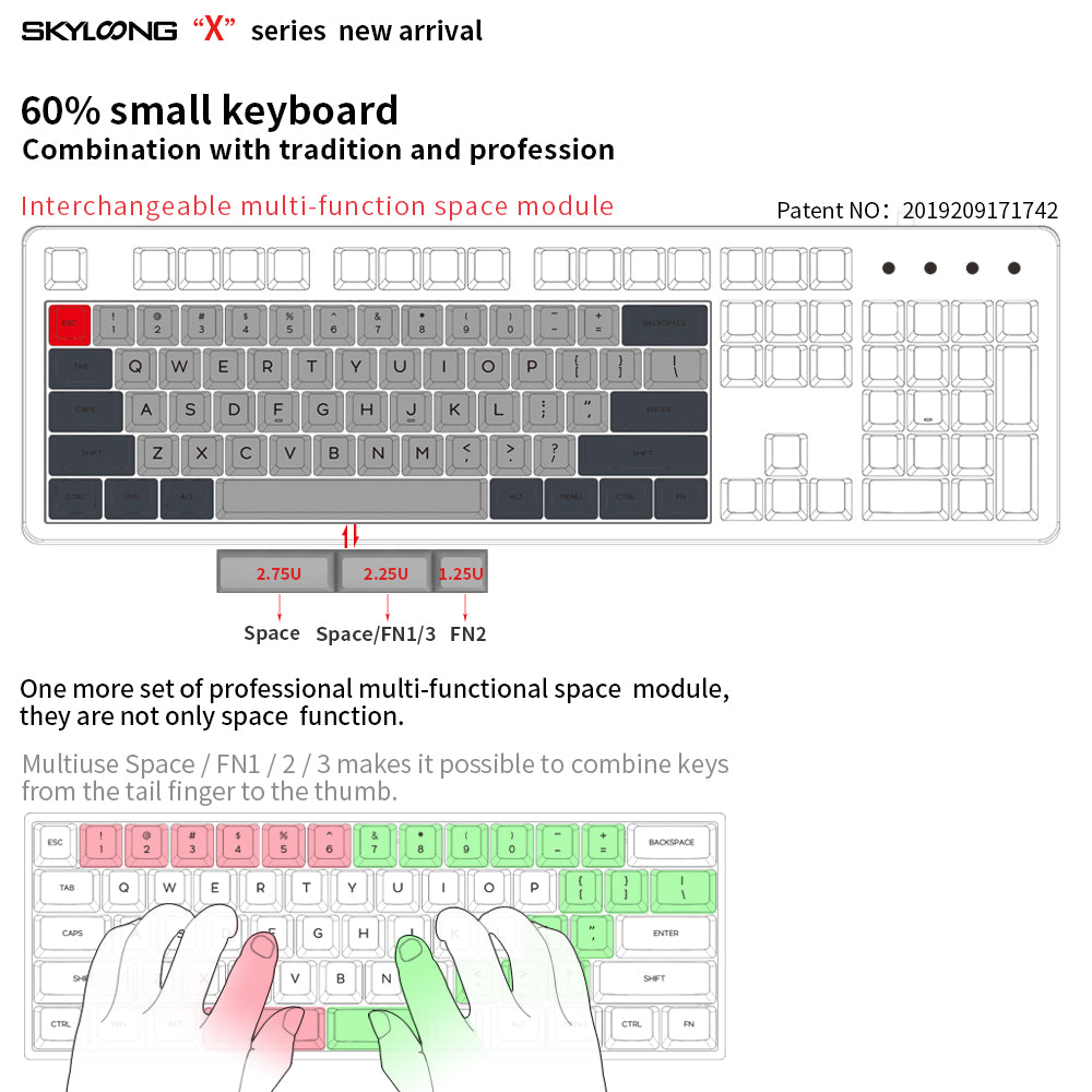 Dual mode mechanical keyboard Kit