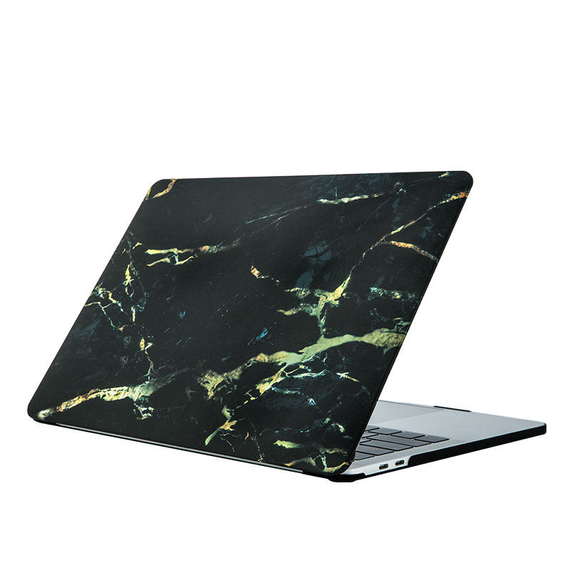 Compatible with Apple, Macbook Notebook Computer Protective Shell Air13 Shell Frosted Painted Marble Protective Cover