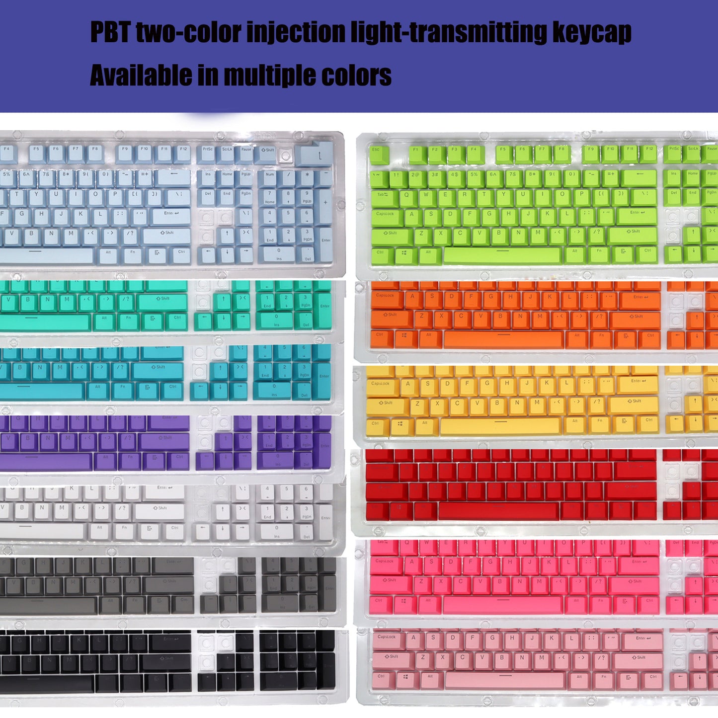 New Height Mechanical Keyboard Keycaps