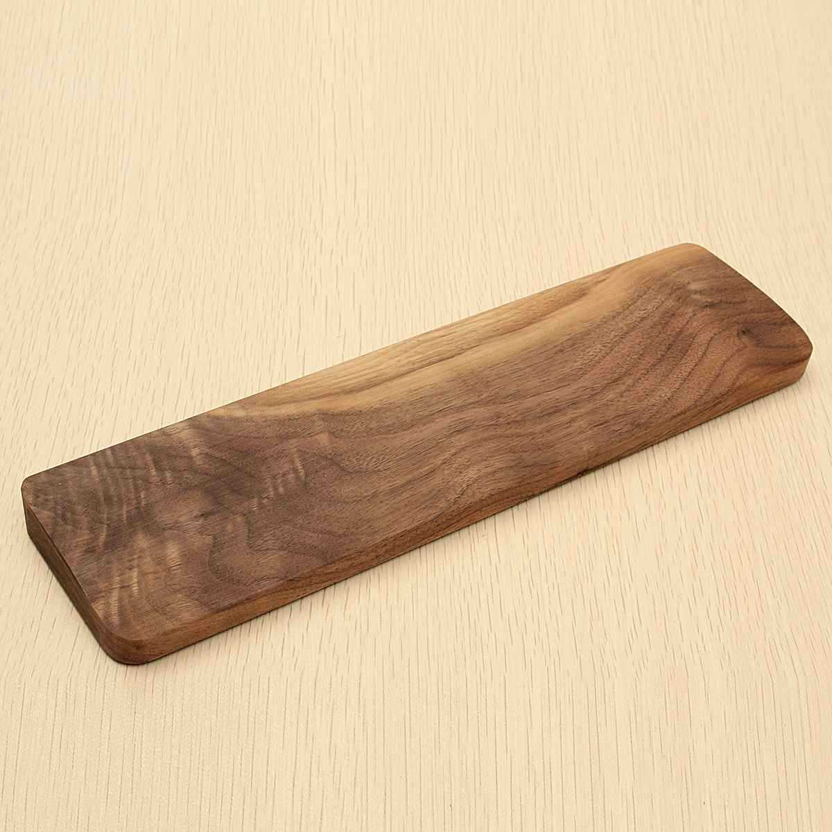 Black walnut mechanical keyboard wrist pad