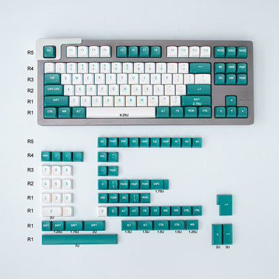 Highly Mechanical Plastic Keycaps Minimalist WOB