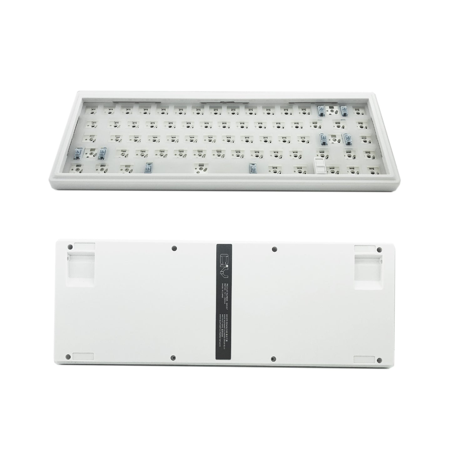 Transparent Case RGB Backlit Mechanical Keyboard Kit