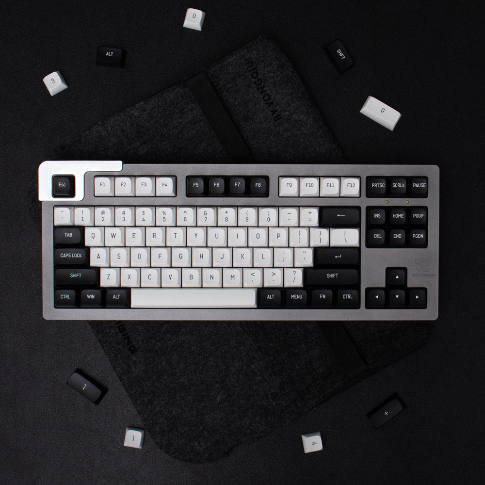 Highly Mechanical Plastic Keycaps Minimalist WOB